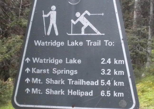 2Watridge Lake Trail Sign 2