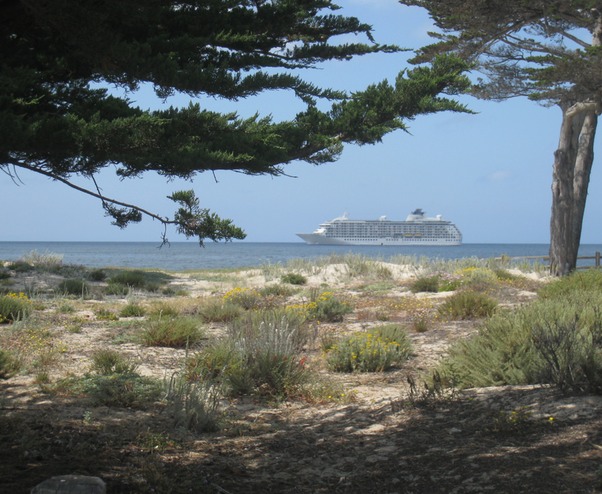 Cruiseship in MRY harbor