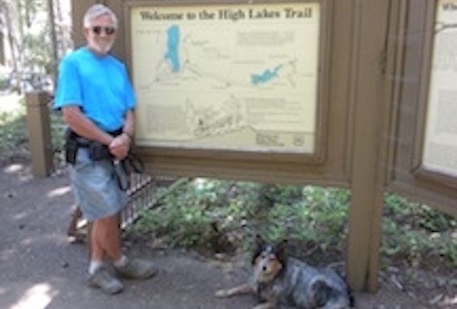 High Lakes Trail sign 3