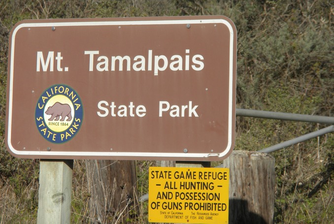 Mt Tam Sign